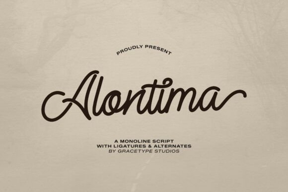 Alontima: The Script Font That Builds a Sophisticated Brand Identity