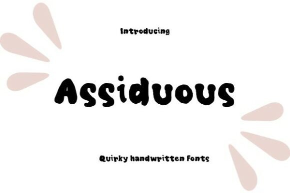 Assiduous: A Bold, Playful Font for Real Branding Work