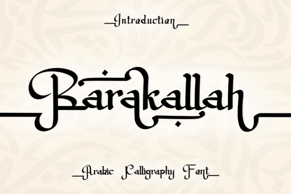 Barakallah: A Handwritten Script Font for Elegant Makers