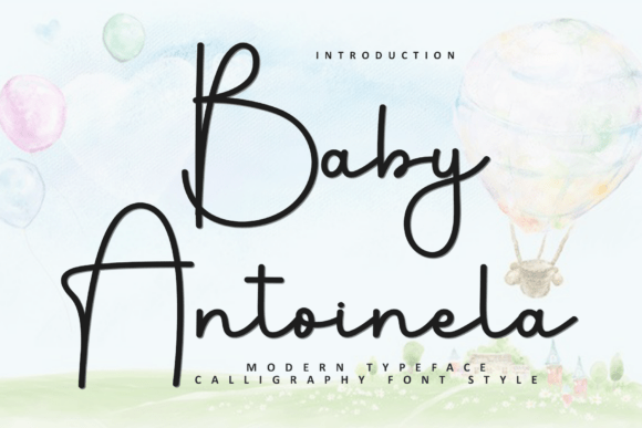 Bring Enchantment to Your Creations with Baby Antoinela Font