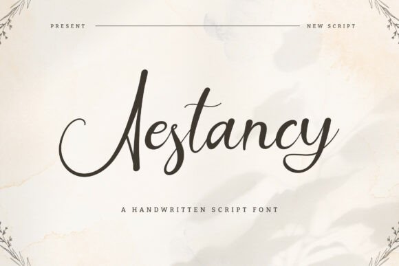 Bring Your Handmade Creations to Life with Aestancy Font