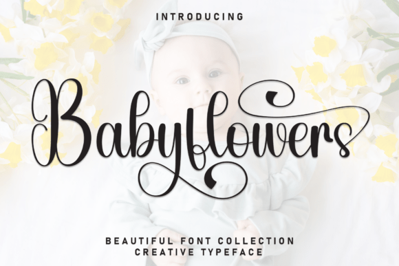 Charming Babyflowers Font for Web Design
