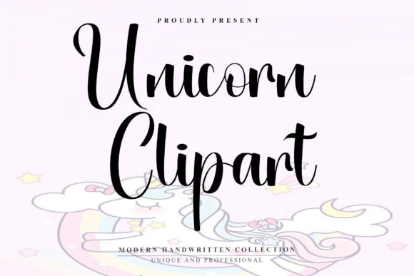 Choosing Unicorn Clipart Font for a Brand Identity Project