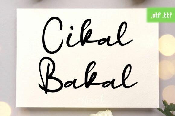 Cikal Bakal: My Favorite Font for Building Authentic Online Brands