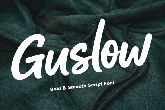 Discover Guslow: A Bold Script Font for Modern Branding