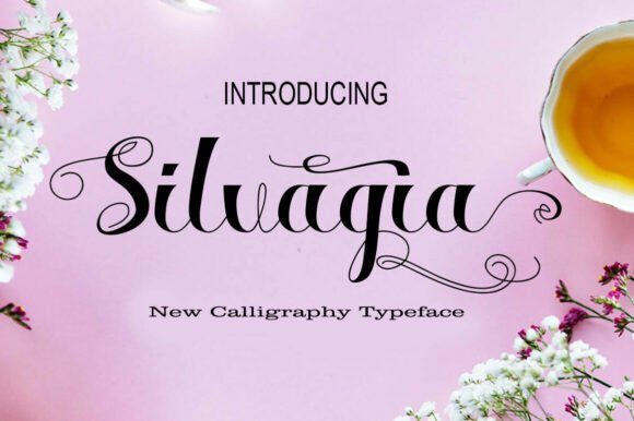 Discover Silvagia: A Modern Calligraphy Font for Branding