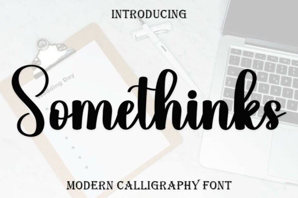 Discovering Somethinks: A Delicate Handwritten Font for Editorial Design