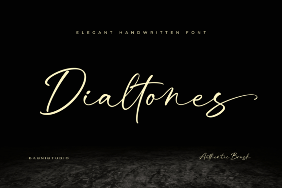 Elevate Your Craft with Dialtones: A Premium Handwritten Font