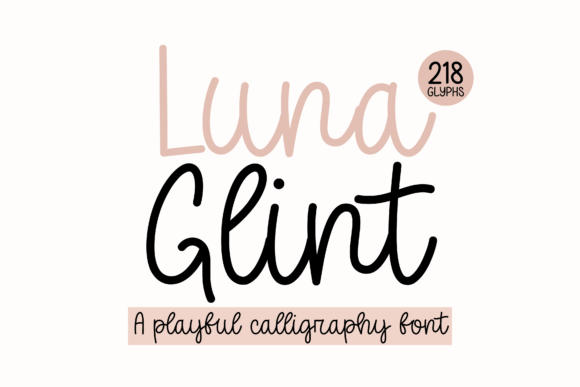 Enhance Your Craft with Luna Glint Font