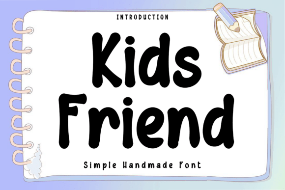 Enhancing Editorial Design with the Graceful Kids Friend Font