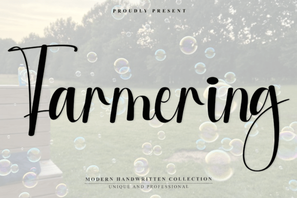 Farmering: A Premium Script Font for Creative Campaigns