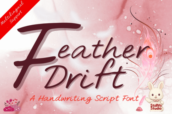 Feather Drift: A Graceful Script Font for Elegant Web Design