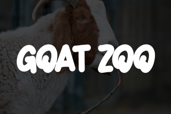 Goat Zoo: A Refined Modern Font for Editorial Character