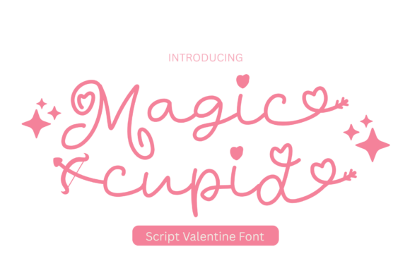 Magic Cupid: A Playful Script Font for Authentic Brands