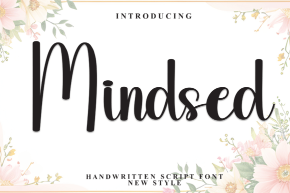 Mindsed: A Modern Script Font for Elegant Digital Design