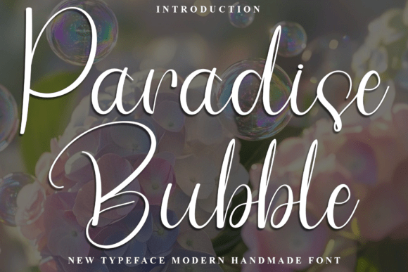 Paradise Bubble: A Festive and Whimsical Font for Web Design