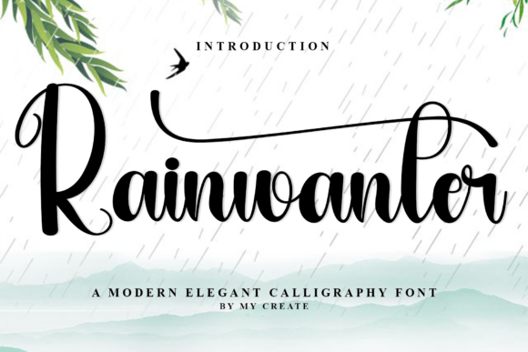 Rainwanter: A Friendly Script Font for Engaging Campaigns