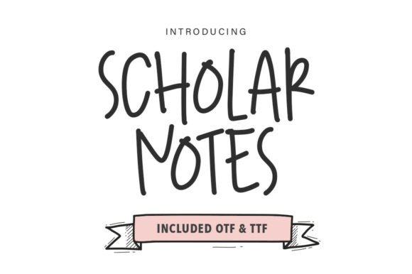 Scholar Notes: A Font for Campaigns That Feel Like Discovery