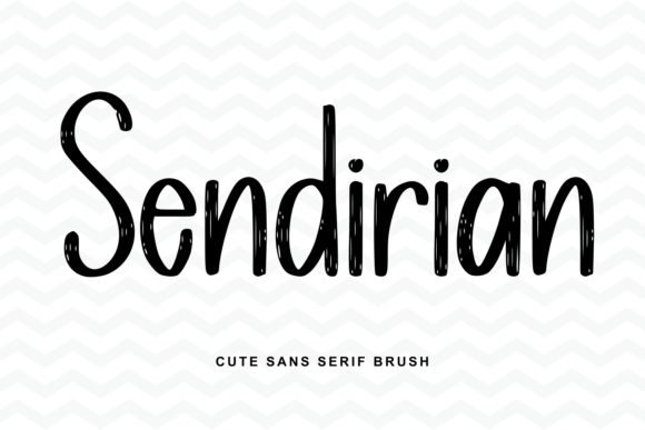 Sendirian: A Cozy and Introspective Sans Serif Brush Font