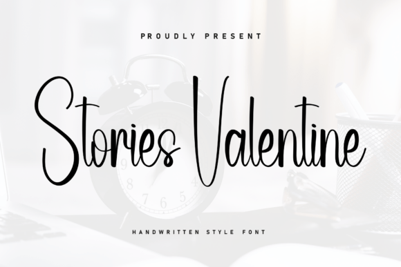 Stories Valentine: A Charming Handwritten Font for Designers