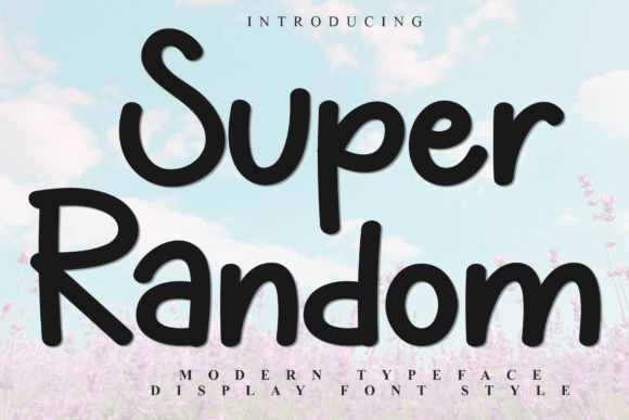 Super Random: A Festive Font for Engaging Designs
