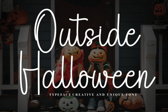 The Editorial Design Appeal of Outside Halloween Font