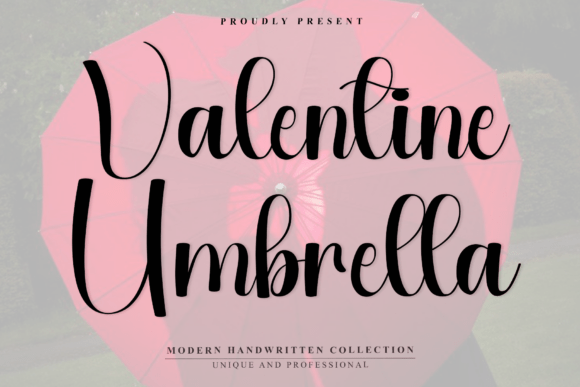 Valentine Umbrella: A Refined Script Font for Modern Web Design