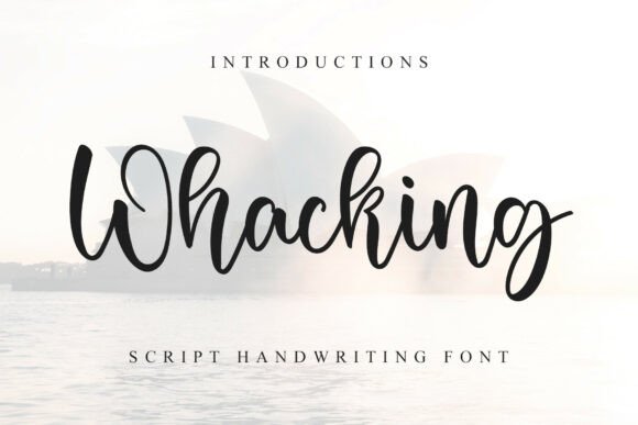Whacking: A Font That Exudes Class and Vintage Charm